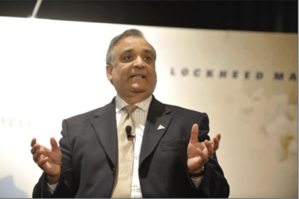 S. K. Gupta speaking at a Lockheed Martin event
